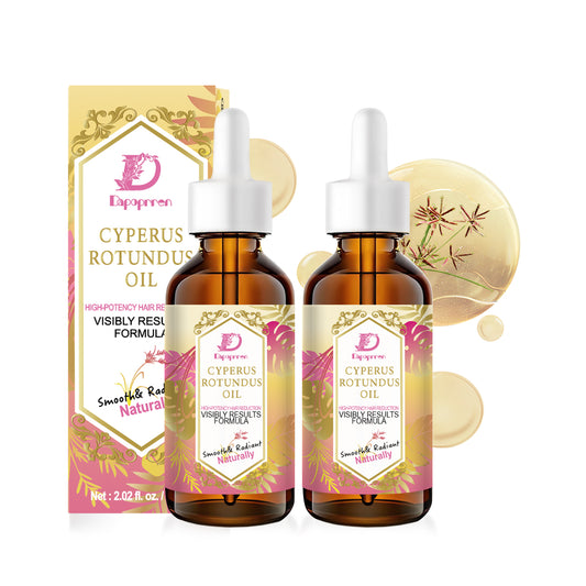 Cyperus Rotundus Oil 2 Pack (2 x 60ml), Concentrated Essential Oil for Smooth Skin Appearance, Botanical Oil for Face & Body, Ideal for Australia's Post-Shave Care Ritual, 120ml Total